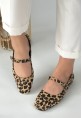 Linni Leopar Süet Babet Ayakkabı
